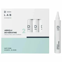 D-LAB NUTRICOSMETICS Compléments Alimentaires|Compléments alimentaires Absolu de Kératine - 28 shots |