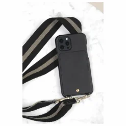 New Louvini Coque Iphone Lou en cuir | Noir