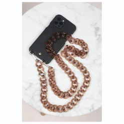 New Louvini Coque Iphone Lou en cuir | Noir