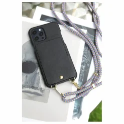 New Louvini Coque Iphone Lou en cuir | Noir