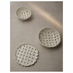 New Ferm Living Corbeille en céramique Plait | Off-White