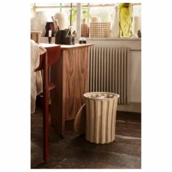 Ferm Living Corbeille en papier | Beige Outlet