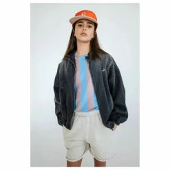 Repose AMS Coupe Vent Denim Coton Bio | Gris anthracite New