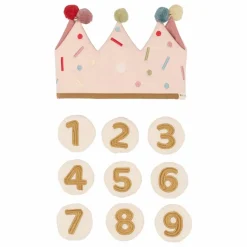 Fabelab Couronne d'anniversaire | Rose Hot