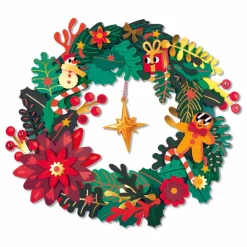 Omy x Gallimard Jeunesse Loisirs Créatifs|Couronne de Noël à fabriquer