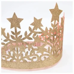 Meri Meri Couronne étoilée à paillettes Multicolore