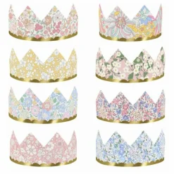 New Meri Meri Couronnes de fête - x Liberty - Set de 8 Multicolore