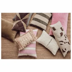 HKliving Coussin à rayures | Blush Online