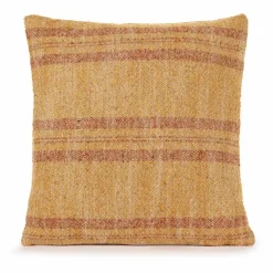 Serax Coussin à rayures en lin | Ocre