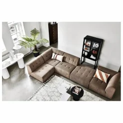 HKliving Coussins|Coussin à rayures en velours