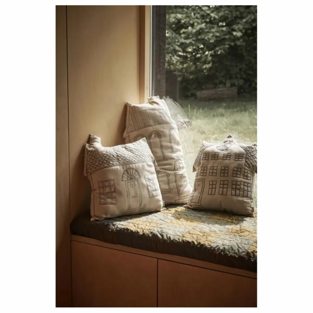 Enfant Ferm Living Kids Coussin Abode Cottage House