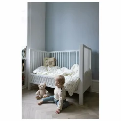 Cam Cam Coussin brodé Blueberries Bleu Sale