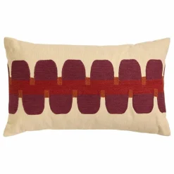 Maison Sarah Lavoine Coussin brodé Cadence | Rouge New
