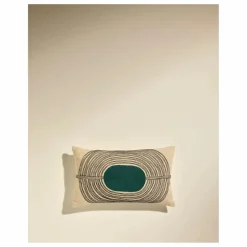 Maison Sarah Lavoine Coussin brodé Mirage | Bleu Sarah Clearance