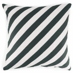 The Socialite Family Coussin carré Carino en jacquard à rayures |