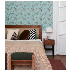 The Socialite Family Coussin carré Carino en jacquard à rayures |