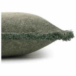 Lorena Canals Coussin carré Stonewashed | Vert foncé