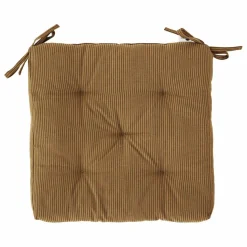 Madam Stoltz Coussins|Coussin d'assise rayé |