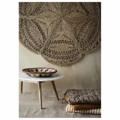 Madam Stoltz Coussins|Coussin d'assise rayé |