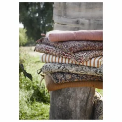 Madam Stoltz Coussins|Coussin d'assise rayé |