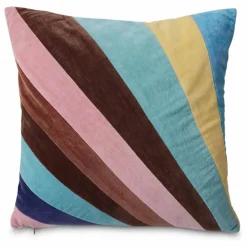 Best HKliving Coussin en velours Striped | Rose