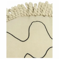 Hot Nobodinoz Coussin Enzo le Hérisson - Lin Français | Sauge