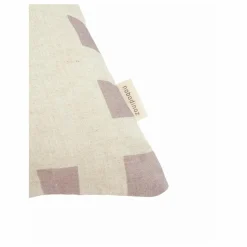 Enfant Nobodinoz Coussin Fleurs - Lin Français | Lilas