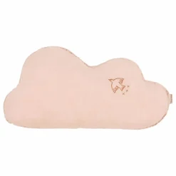 Enfant Nobodinoz Coussin Nuage avec broderie Oiseau - Lin Français |