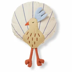 Ferm Living Kids Coussin Paon | Beige Discount