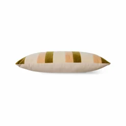 HKliving Coussin rayé en velours |