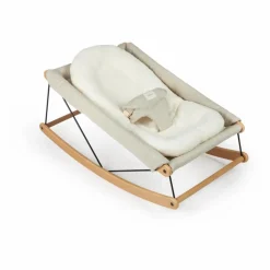 Nobodinoz Transats|Puériculture|Coussin réducteur pour transat Growing green en éponge de coton bio