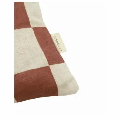 Nobodinoz Coussin rectangulaire Fruits Vibes - Lin Français | Camel Discount