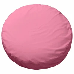 Suite 702 Coussin rond Bigdot en percale organique - Pink Candy |