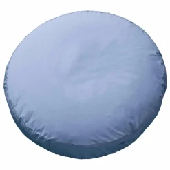 Sale Suite 702 Coussin rond en percale organique | Bleu ciel