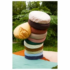 Sale Suite 702 Coussin rond en percale organique | Vert sapin