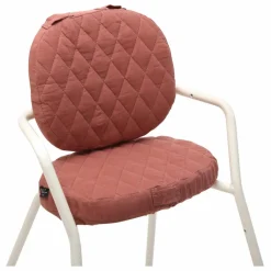 Charlie Crane Coussin Tibu en coton biologique | Bois de rose New