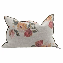 Clearance Maison de Vacances Coussin Vice Versa Lin Wabi Sabi Imprimé | Bouquet Impérial