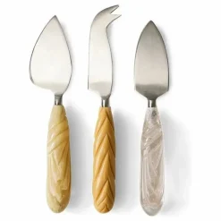 Best HKliving Couteaux à fromage - Set de 3 | Crème