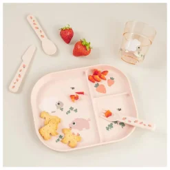 Done by deer Couverts Tiny Farm - Set de 3 | Rose pâle Online