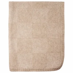 New Bompard Couverture Cachemire | Beige chiné