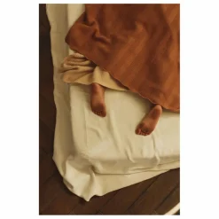 Outlet Hvid Couverture Freddie Laine Mérinos | Terracotta