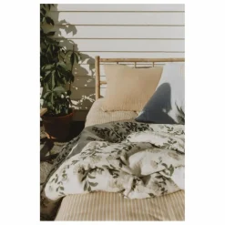 garbo&friends Couverture Honeysuckle en mousseline de coton | Ecru