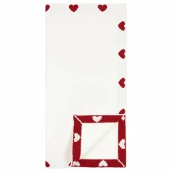 Petit Bateau Couverture Maille Cœurs Coton Bio |