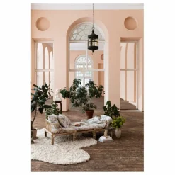 Clearance garbo&friends Couverture matelassée Plumbago en coton bio | Bleu