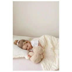 Hot Soft Spot Couverture matelassée Ribbon en coton bio | Ecru