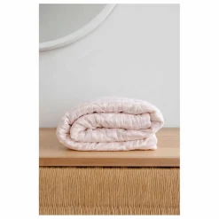 Soft Spot Couverture matelassée Rosewater en coton bio | Rose pâle Online