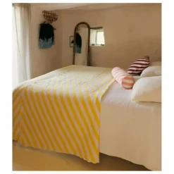 The Socialite Family Couvre lit Monastico en coton à rayures |