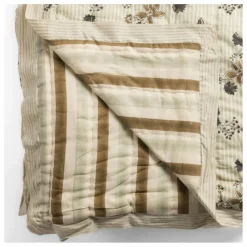 Le Monde Sauvage Couvre-lit quilté Cosmique Paris | Beige