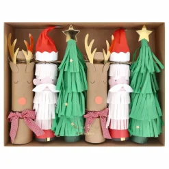 Meri Meri Crackers de Noël - Lot de 6 Multicolore