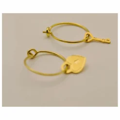 Adorabili Créoles Asymétriques Secret | Doré Clearance